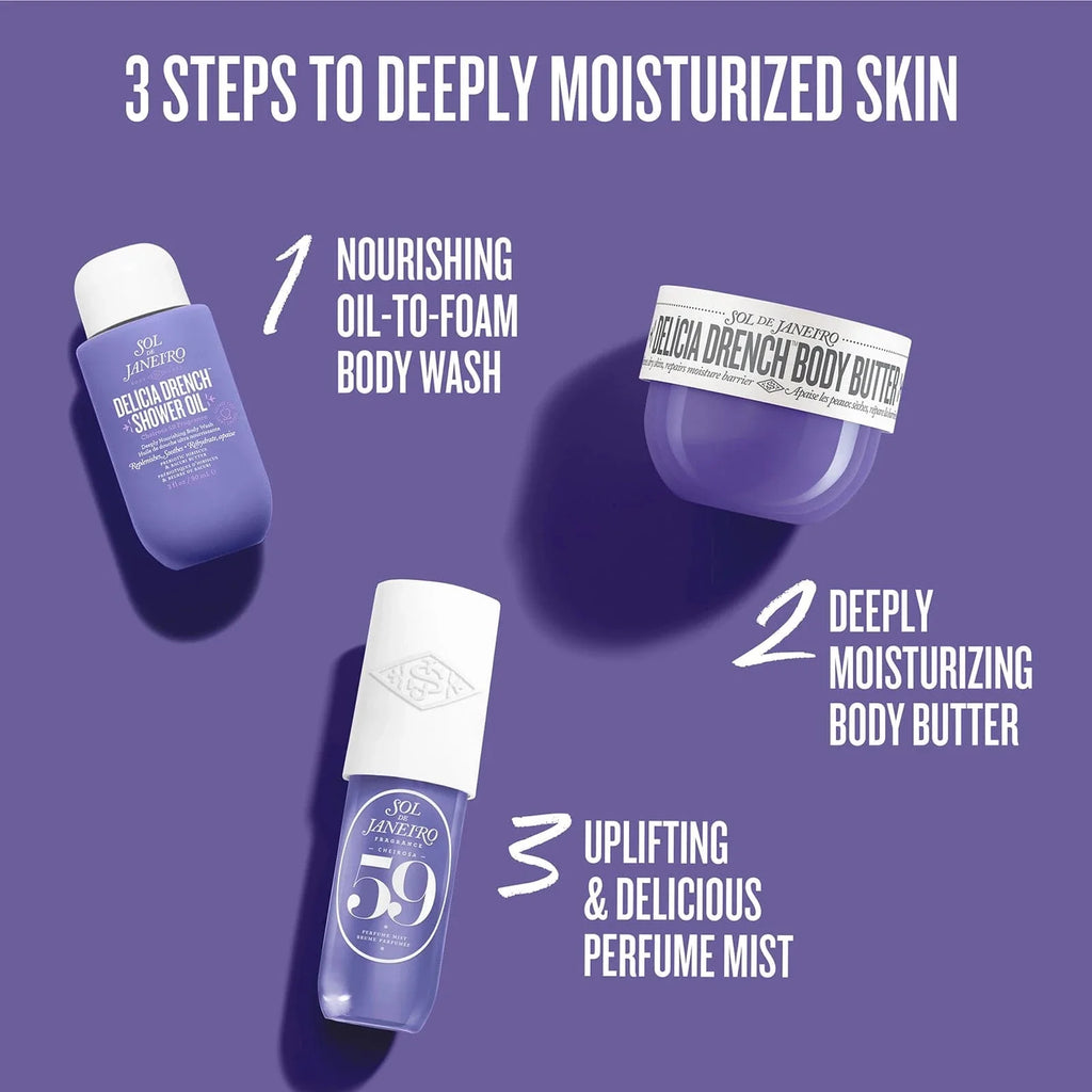 Drench & Dazzle Delícia Drench™ Body Routine Set